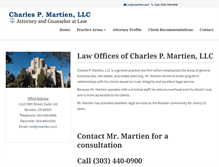 Tablet Screenshot of cmartien.com